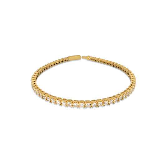18K Yellow Gold Nova Tennis Bracelet in 3CT LGDB001