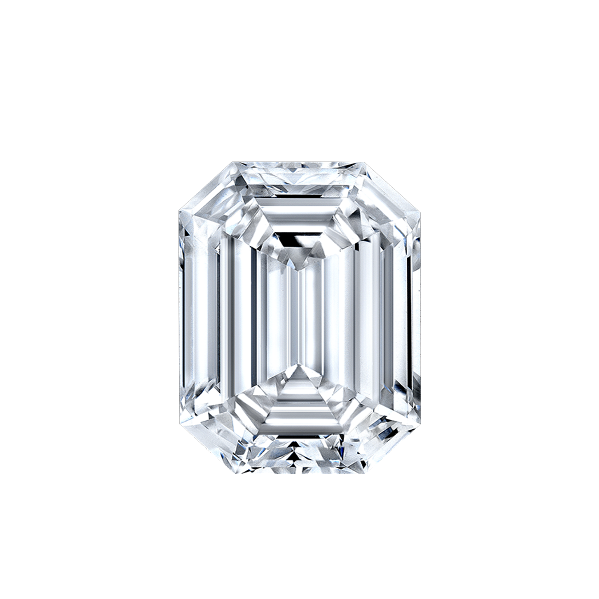 Elara Hidden Halo Salitaire Engagement Ring Emerald•White Gold