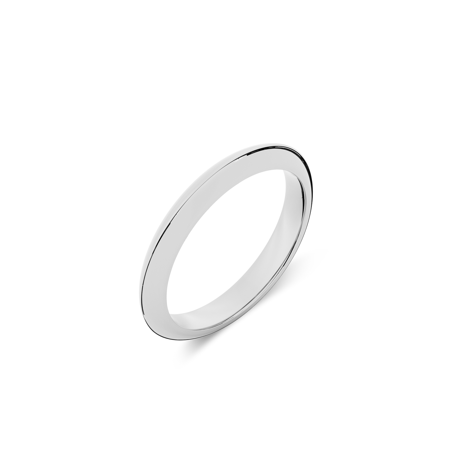 14KWhite Gold Classic Wedding band