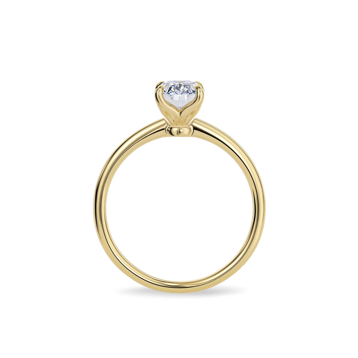 Dia Special Solitaire Engagement Ring Round•Yellow Gold