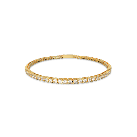 18K Yellow Gold Nova Tennis Bracelet in 3CT LGDB001