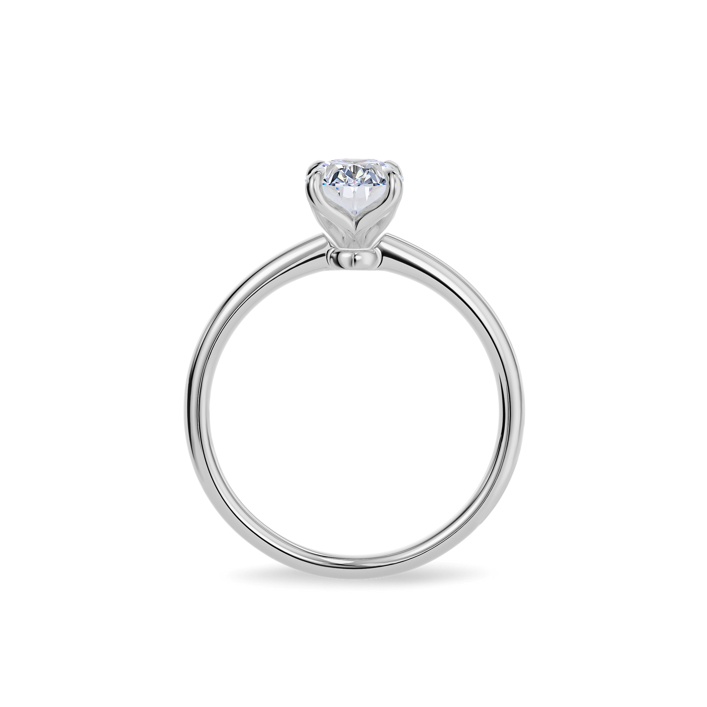 Dia Special Solitaire Engagement Ring Round•White Gold