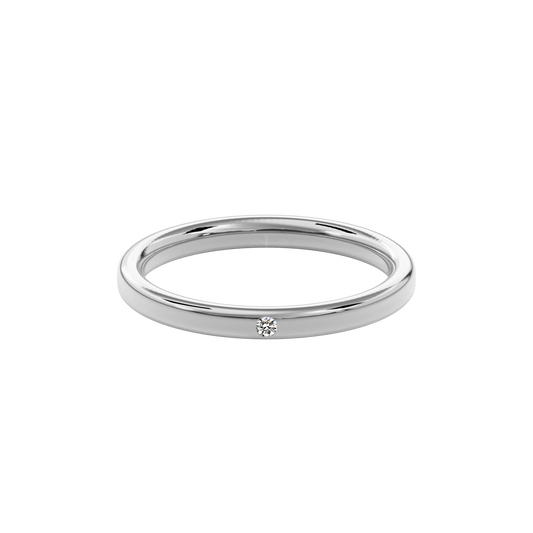 Wedding Bands Diamond Accent Band 2.2mm•White Gold