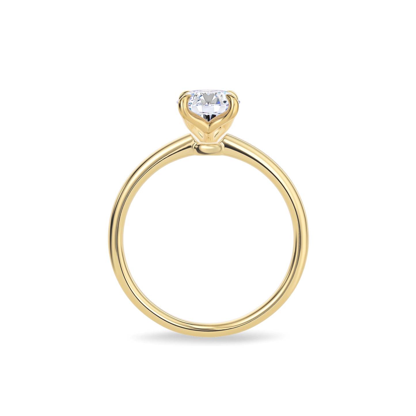 Dia Special Solitaire Engagement Ring Oval•Yellow Gold