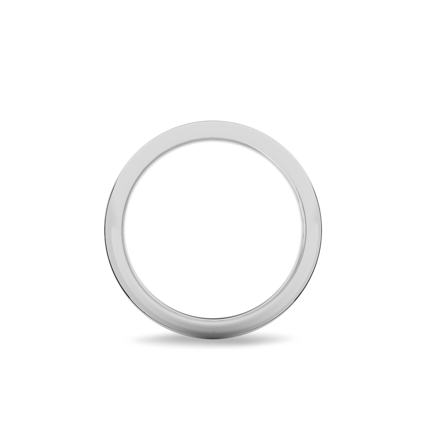 14KWhite Gold Classic Wedding band