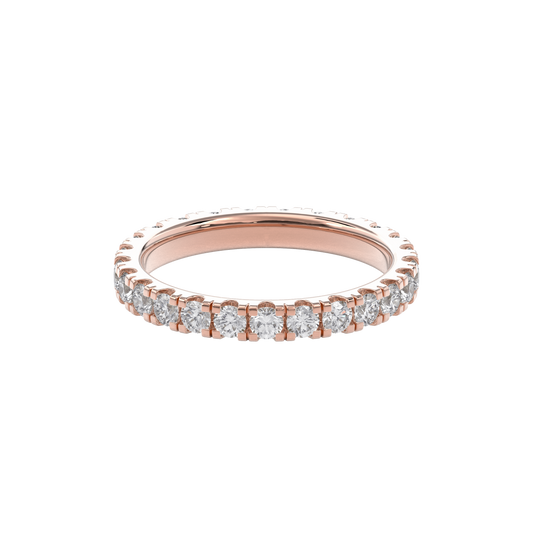 Wedding Bands Enternity Band 2.8mm•Rose Gold