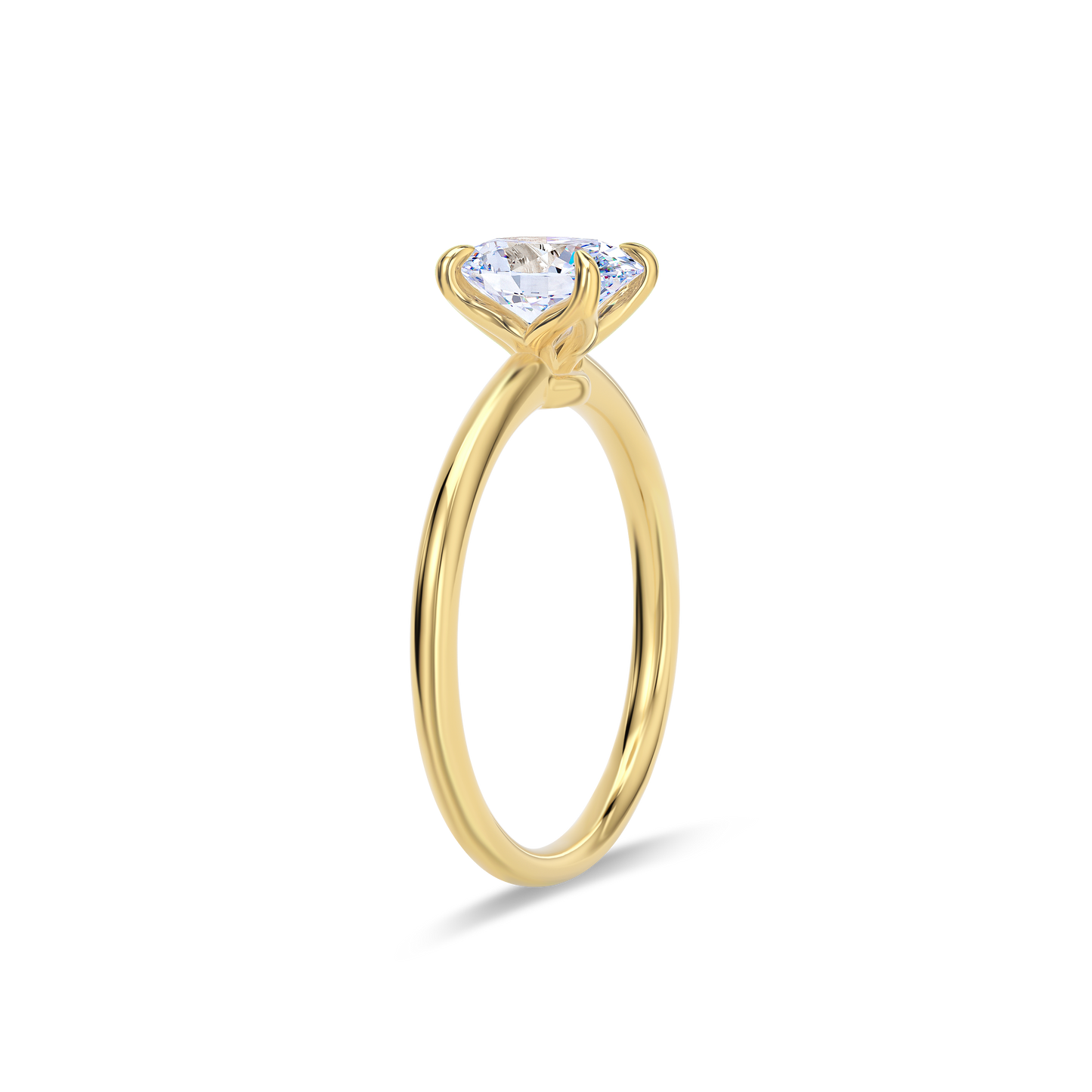 Dia Special Solitaire Engagement Ring Oval•Yellow Gold