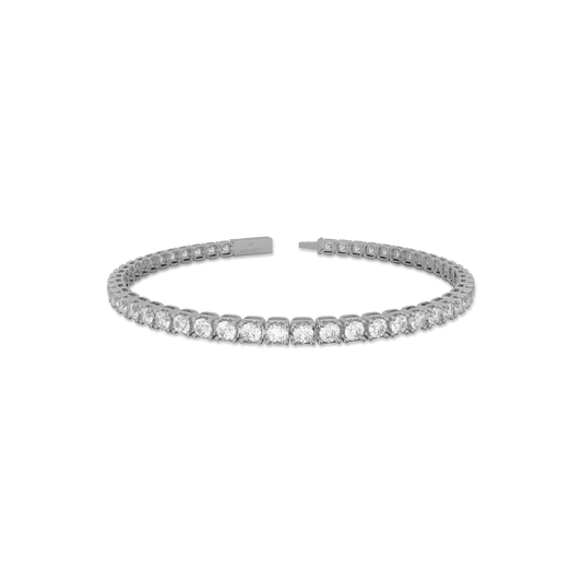 18K White Gold Nova Tennis Bracelet in 5CT LGDB001