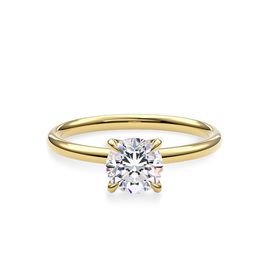 Dia Special Solitaire Engagement Ring Round•Yellow Gold
