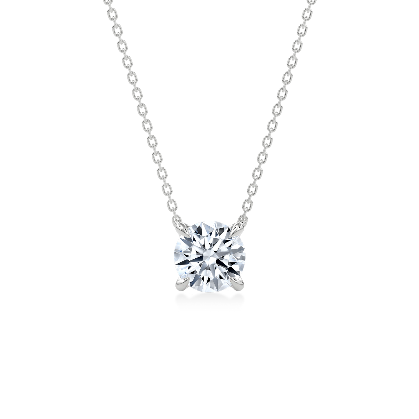Renewable Diamond Necklace in White Gold