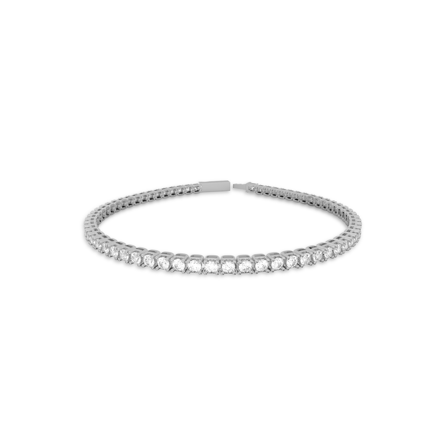 18K White Gold Nova Tennis Bracelet in 3CT LGDB001