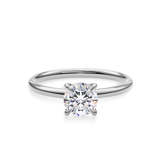 Dia Special Solitaire Engagement Ring Round•White Gold